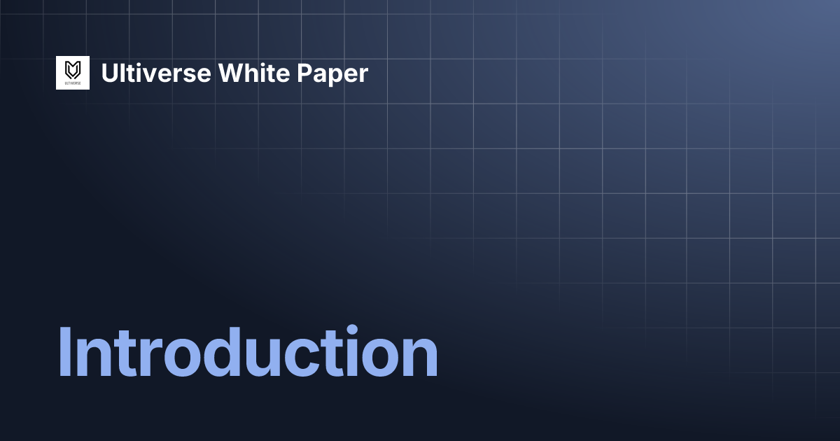 introduction-ultiverse-white-paper